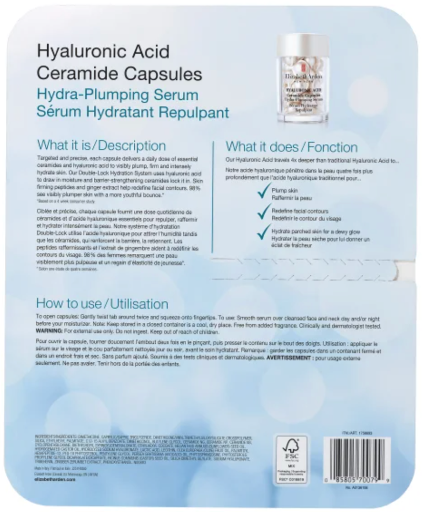 Elizabeth Arden - Hyaluronic Acid Ceramide Capsules